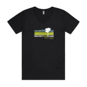 Womens v-neck rahui t-shirt English